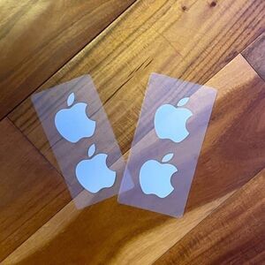 Apple stickers pack of 2